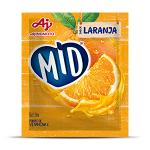 Refresco em pó MID Laranja 25g