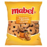 Rosquinhas sabor Banana e Canela Mabel 350g